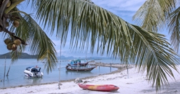 Tropischer Strand auf Koh Samui